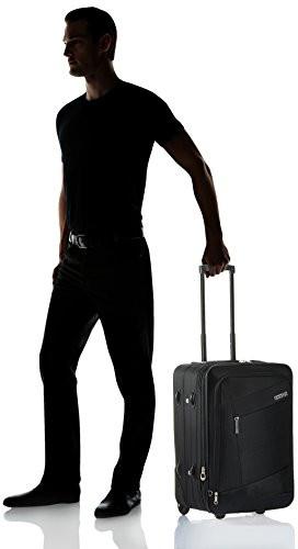 American Tourister Elegance Plus 55 cms Black Soft sided Suitcase (87W (0) 09 001)