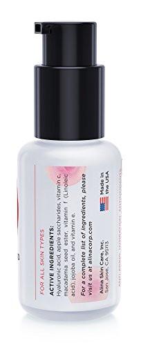 Alina Skin Care Pure & Pristine Hyaluronic Acid Serum with Multiple Moisturizers for Maximum Hydration and Clinically Studied Soothing/Calming Actives, 1.0 Ounce