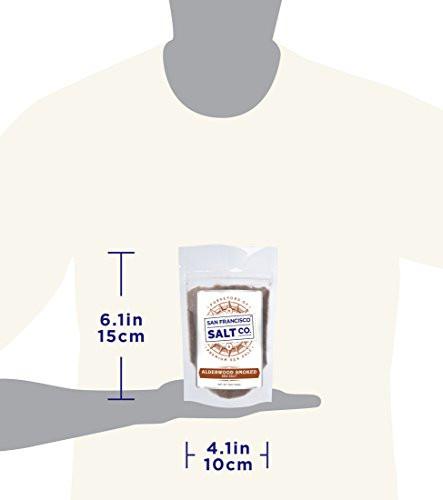 Alderwood Smoked Sea Salt (5oz Pouch Fine Grain)
