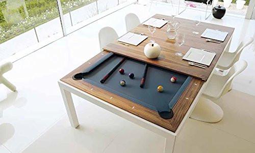 Aluminum Powder Coated Fusion Table - Wood Top & Benches