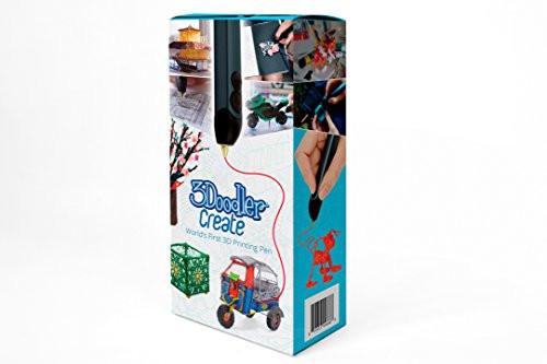 3Doodler Create 3D Pen With 50 Plastic Strands, No Mess, Non-Toxic, Smoky Blue