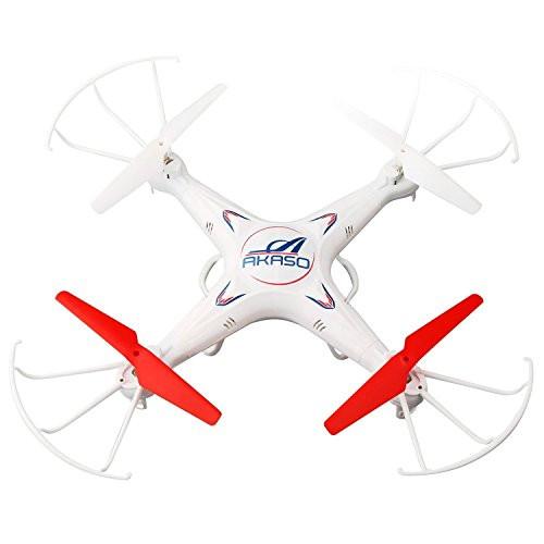 AKASO X5KW App Controlled Drone 4CH 2.4GHz 6-Axis Gyro WiFi FPV Real Time Video Mini RC Quadcopter with 1.3MP HD Camera
