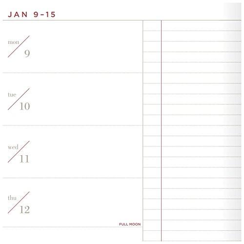 AT-A-GLANCE 2017 Weekly Planner / Appointment Book, 6 x 8-3/4", January Start, 12 Months, Red (YP126-13-17)