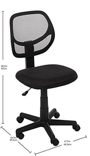 AmazonBasics Low-Back Computer Chair - Black