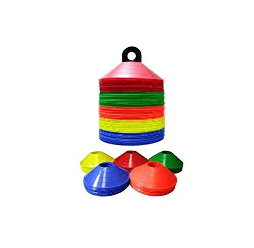 1 Stop Soccer Set of 10 Agility Disc Cones Perfect for Soccer Football Training