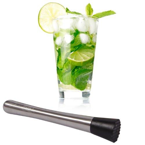 10" Cocktail Muddler & Mixing Spoon - Make Flavour Bursting Cocktails With Ease - Arctic Chill! (1, 0.5 LB)