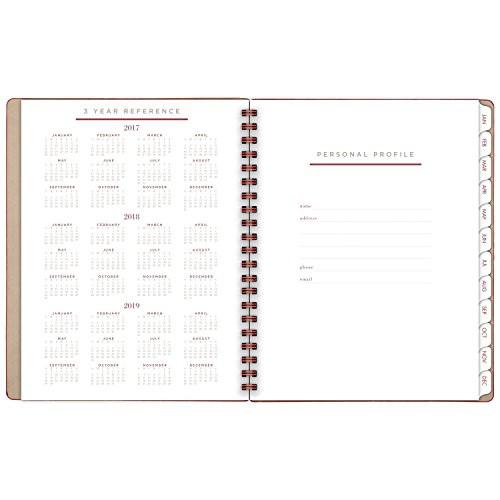 AT-A-GLANCE 2017 Weekly / Monthly Planner / Appointment Book, 8-1/2 x 11", January Start, 13 Months, Tan (YP104-07-17)