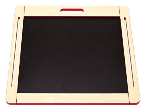 3 in 1 Adjustable Art Easel w/ Magnetic Whiteboard & Blackboard, Dual Storage Bins and Magnetic Letters + Numbers