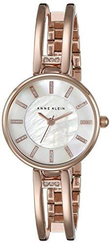 Anne Klein Women's AK/2236RGST Three-Piece Watch and Bracelet Set with Swarovski Crystal Accents