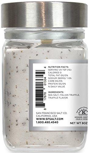 8oz Chef's Jar - Black Truffle Salt
