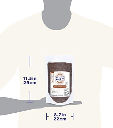 Alderwood Smoked Sea Salt (5lb Bag Coarse Grain)