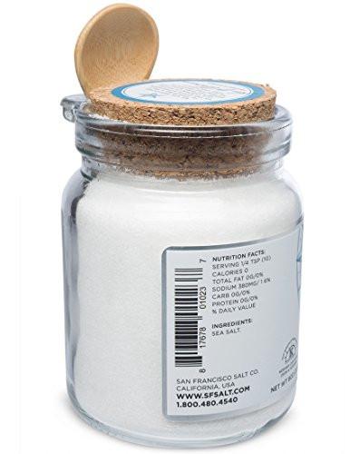 8oz Chef's Jar 3 Pack: Himalayan Salt, French Grey Salt, Pacific Ocean Salt