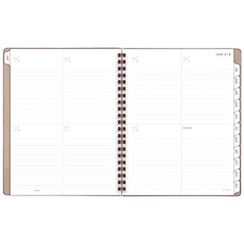 AT-A-GLANCE 2017 Weekly / Monthly Planner / Appointment Book, 8-1/2 x 11", January Start, 13 Months, Tan (YP104-07-17)