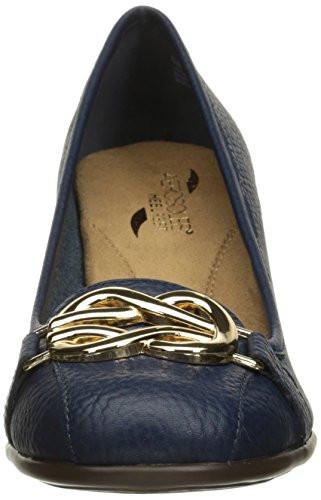 Aerosoles Women's Enrollment Dress Pump, Dark Blue Leather, 8.5 M US