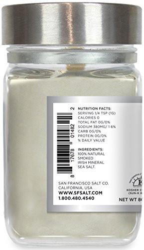 8 Oz Chef's Jar - Whiskey Smoked Irish Sea Salt