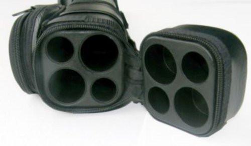 2x2 Hard Pool Cue Billiard Stick Carrying Case, Black