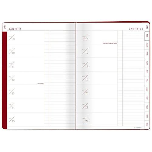AT-A-GLANCE 2017 Weekly Planner / Appointment Book, 6 x 8-3/4", January Start, 12 Months, Red (YP126-13-17)