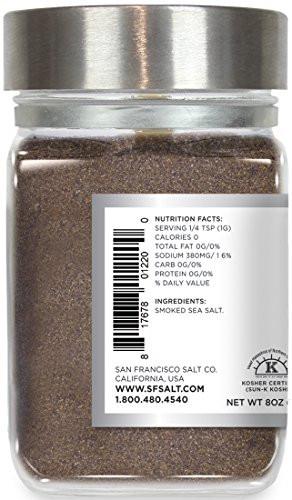 8 Oz Chef's Jar - Cherrywood Smoked Sea Salt