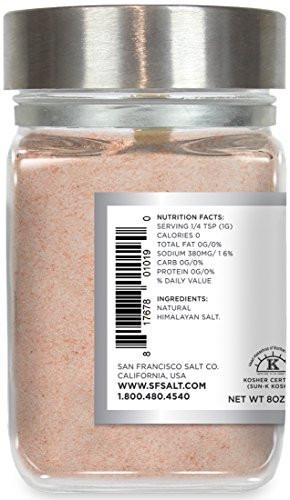 8 Oz Chef's Jar - Sherpa Pink Himalayan Salt