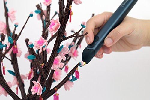 3Doodler Create 3D Pen With 50 Plastic Strands, No Mess, Non-Toxic, Smoky Blue