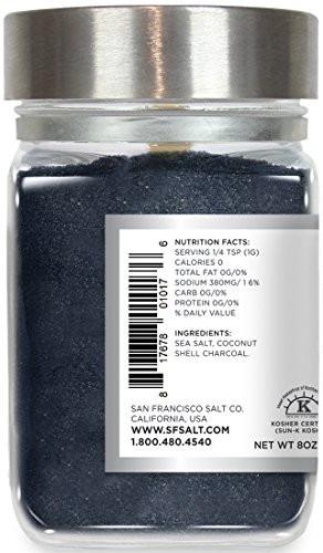 8 Oz Chef's Jar - Black Hawaiian Salt