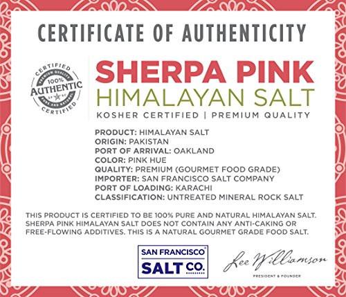 8 Oz Chef's Jar - Sherpa Pink Himalayan Salt
