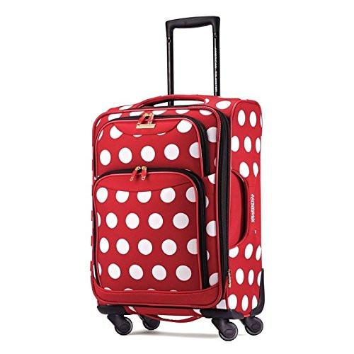 American Tourister Disney Minnie Mouse Polka Dot Softside Spinner 21