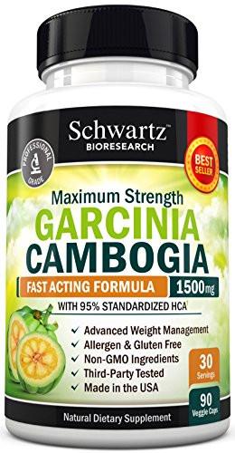95% HCA Pure Garcinia Cambogia Extract. Fast Acting Appetite Suppressant, Extreme Carb Blocker & Fat Burner Supplement for Fast Weight Loss & Fat Metabolism. Best Garcinia Cambogia Raw Diet Pills