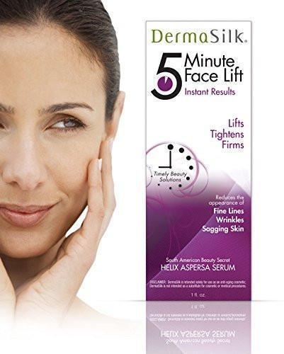 Biotech, Dermasilk 5 Min Face Lift Immediately Lifts, Tightens and Firms Aged Skin - Anti Aging Skin Cream - Last up to 8 Hours Significantly Reduces the Appearance of Fine Lines, Wrinkles and Sagging Skin 1 oz