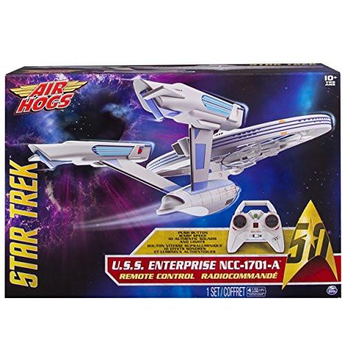Air Hogs, Star Trek U.S.S Enterprise NCC-1701-A, Remote Control Drone with Lights and Sounds, 2.4 GHZ, 4 Channel