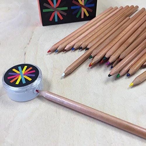 24 Piece Colored Pencil Set With Sharpener