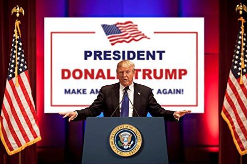 2 Pack -- 3x5ft Commemorative Trump Flag -- Presidental Inauguration Donald Trump -- The 45th U.S. President -- White+Blue -- MAKE AMERICA GREAT AGAIN!!!