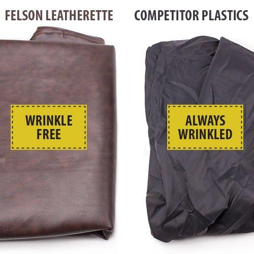 8-Foot Brown Heavy Leatherette Billiard Table Cover by Felson Billiard Supplies