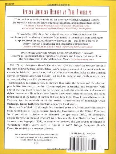1001 Things Everyone Should Know About African American History
