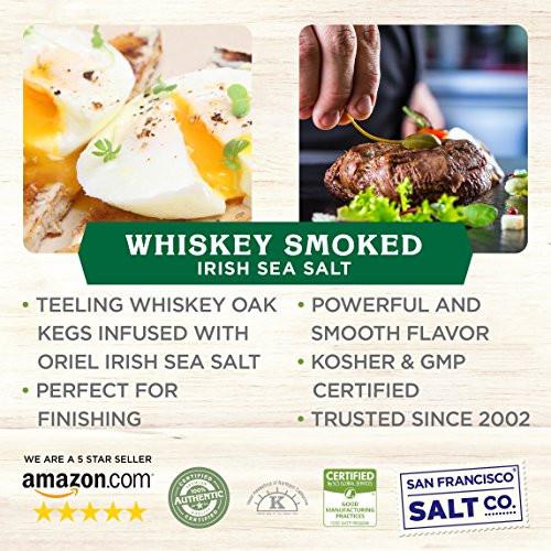 8 Oz Chef's Jar - Whiskey Smoked Irish Sea Salt