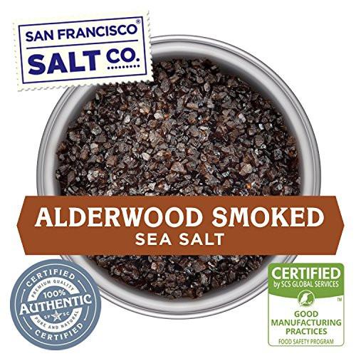 Alderwood Smoked Sea Salt (5lb Bag Coarse Grain)