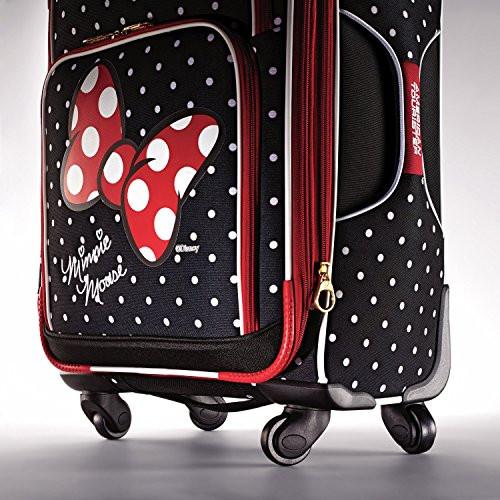 American Tourister Disney Minnie Mouse Red Bow Softside Spinner 21, Multi, One Size
