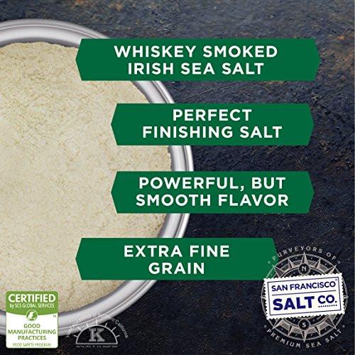 8 Oz Chef's Jar - Whiskey Smoked Irish Sea Salt