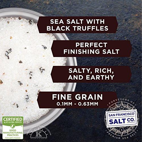 8oz Chef's Jar - Black Truffle Salt