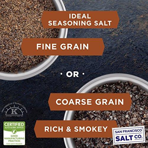 Alderwood Smoked Sea Salt (5lb Bag Coarse Grain)