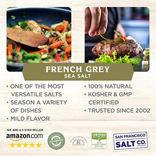 8 Oz Chef's Jar - French Grey Salt