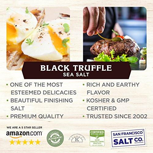 8oz Chef's Jar - Black Truffle Salt